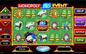 Machine à sous Monopoly Big Event