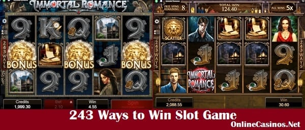 Immortal Romance 243 Ways to Win Online Slot Game
