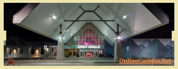 Vue sur le complexe et le casino Grey Eagle