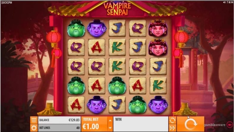 Vampire Senpai Slot demo game