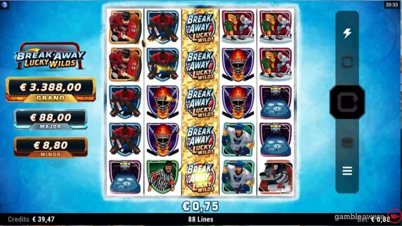 Machine à sous vidéo Break Away Lucky Wilds