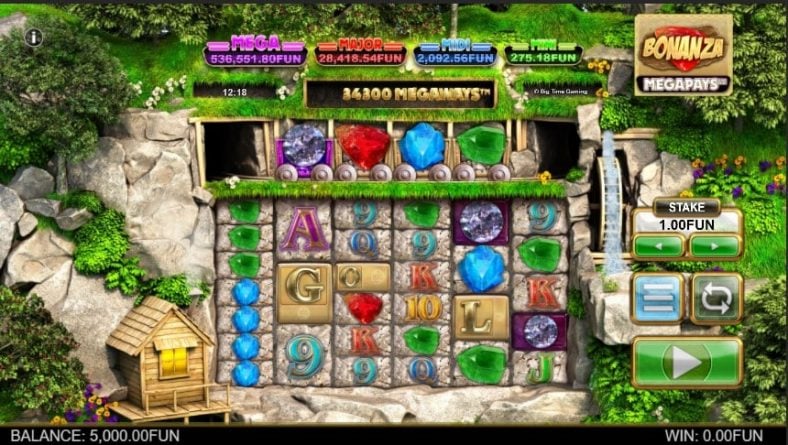 Bonanza Megapays Slot Demo screenshot