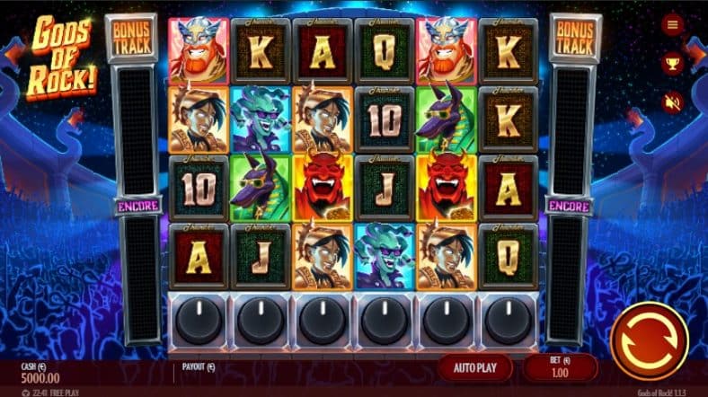 Gods of Rock Slot Free Play