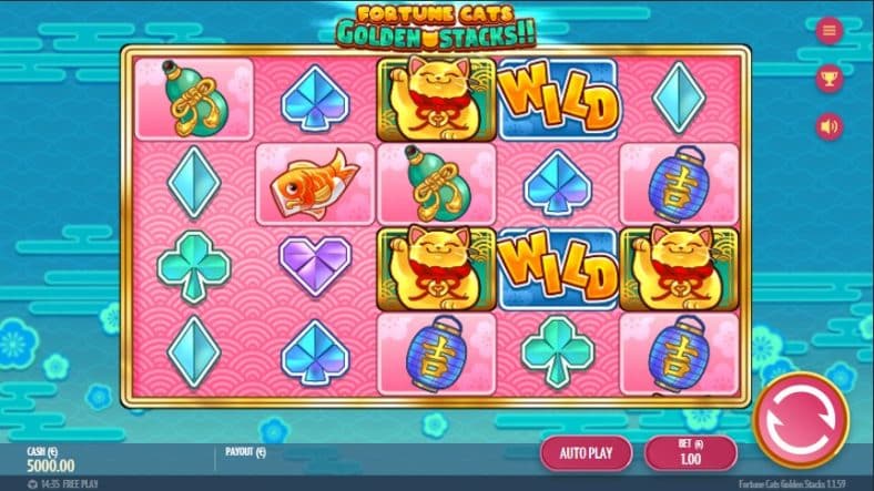 Machine à sous Fortune Cats Golden Stacks Jeu gratuit