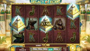 I am playing Legacy of Egypt Online Slot Screenshot1