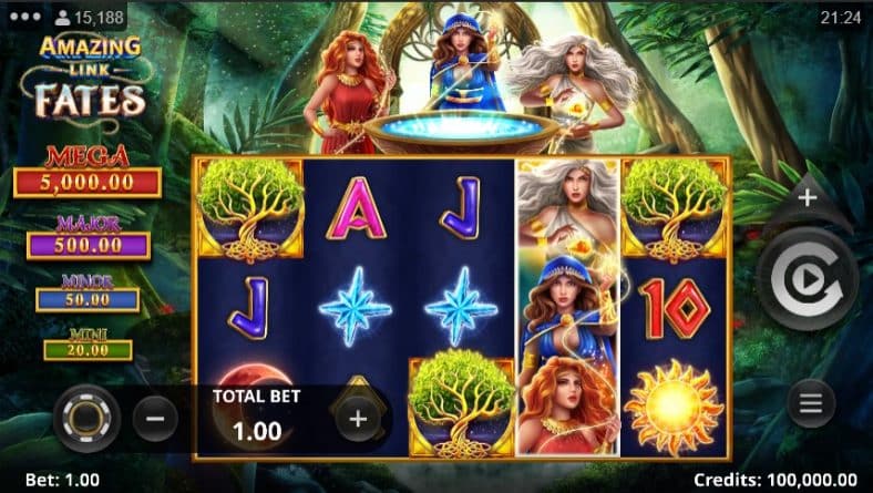 Amazing Link Fates Slot machine game screenshot