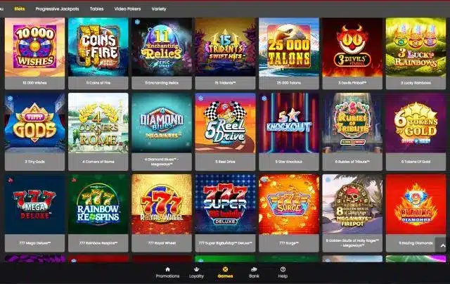 Slot Machines at Golden Tiger Casino Ontario