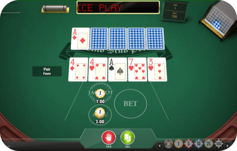 Playing Card Game Caribbean Stud Poker