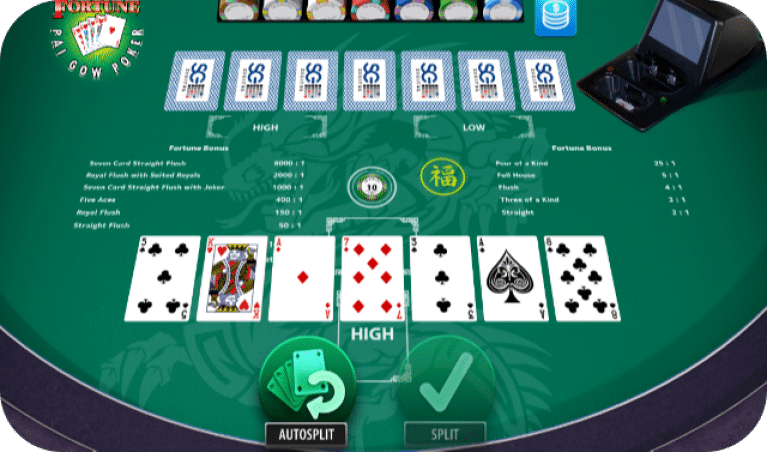 Playing Pai Gow Poker