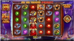Playing Viking Fury Spinfinity Slot Machine