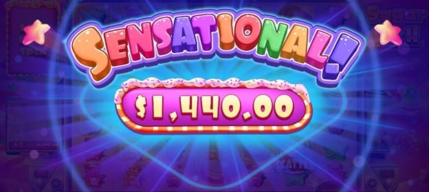 My big win on Sugar Rush Slot Machine