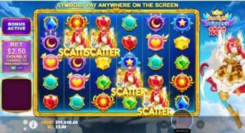 Playing Starlight Princess 1000 Video Slot Screenshot