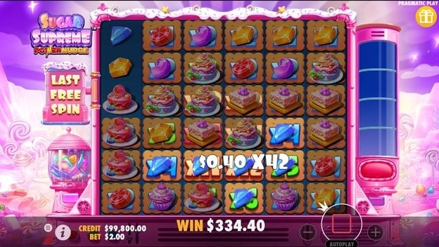 Jouer à la machine à sous vidéo en ligne Sugar Supreme Powernudge