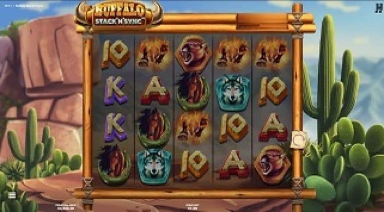 I am Playing Buffalo Stack’n’Sync Slot Machine Screenshot
