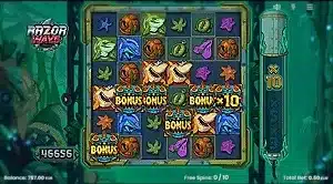 I am playing Razor Ways Slot screenshot