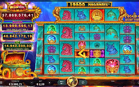 Capture d'écran du jackpot de la machine à sous WowPot
