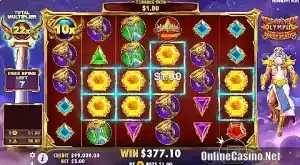 Screenshot of Gates of Olympus Super Scatter slot machine