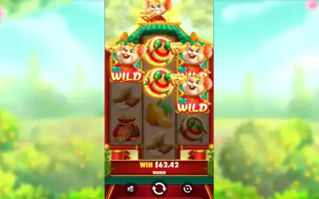 sceenshot of Ratinho Sortudo slot machine