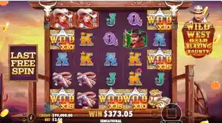 Wild West Gold Blazing Bounty free slot machine