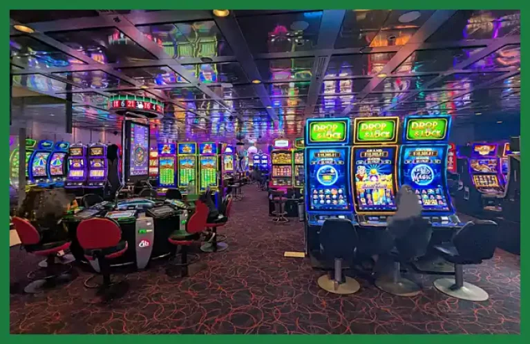 L'une des sections des machines à sous du Casino de Montréal