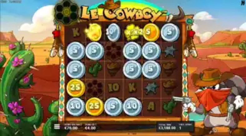 Le Cowboy slot machine free spins