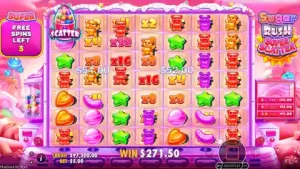 Sugar Rush Super Scatter slot machine screenshot