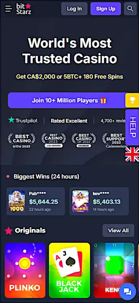 BitStarz on Mobile screenshot