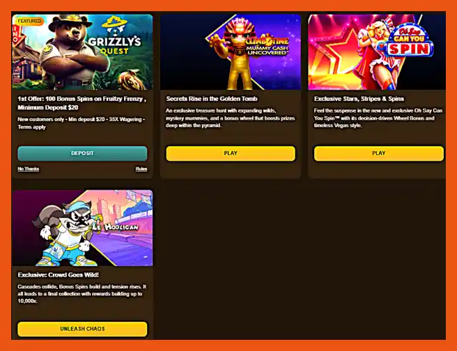 Promotions Grizzly's Quest screenshot